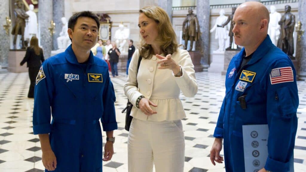 Giffords Gives A Tour Of The US Capitol's Statuary Hall In 2008
